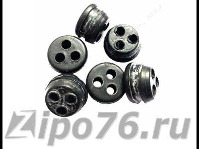 Резинка под шланг бака 3 отверстия малая