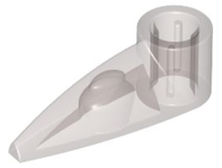 Bionicle 1 x 3 Tooth with Axle Hole Bohrok Eye, Trans-Brown (Old Trans-Black) (x346 / 4163581 / 4543608 / 6052989)