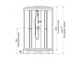 Душевая кабина Тритон СТАНДАРТ ПОЛОСЫ А 100х100