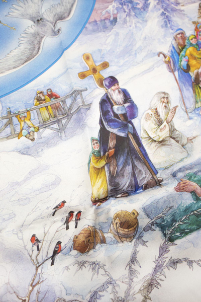 Павловопосадский платок  10998-0