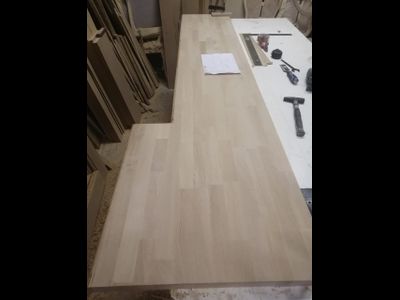 Столешница из сращенного массива дуба