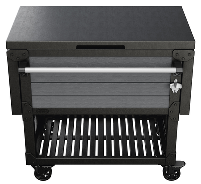 Стол-бар (Patio Cooler & Beverage Cart) серый