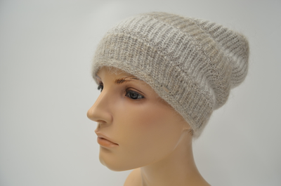 Итальянская шапка в полоску