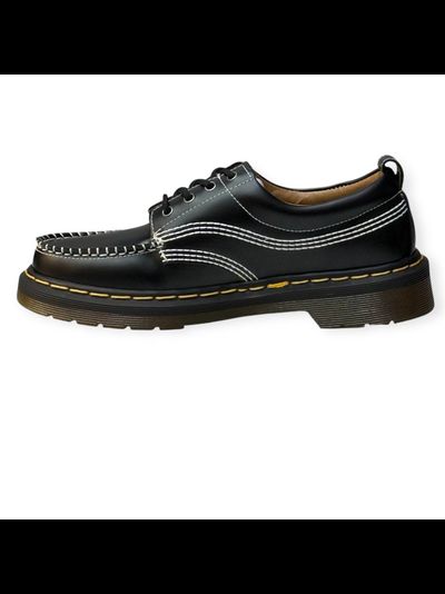 DR. MARTENS LOWELL DERBY SHOES BLACK