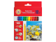 Фломастеры KOH-I-NOOR "Рыбки", 12 цветов, смываемые, трехгранные, картонная упаковка, европодвес, 771002AB05KS, 6 наборов