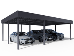 Навес с плоской крышей Метадекор