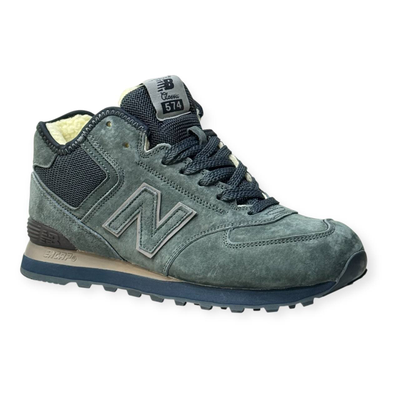 New Balance 574 Grey Moss С Мехом