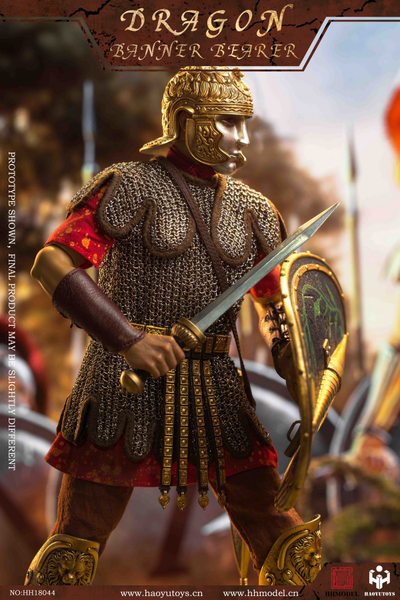 Знаменосец римской ауксилии - КОЛЛЕКЦИОННАЯ ФИГУРКА 1/6 Empire Series-Dragon Banner Bearer (HH18044) - HHMODEL x HAOYUTOYS