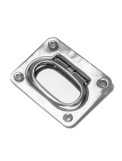 Ручка потайная SUNFINE 75х58мм, нержавеющая сталь