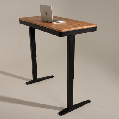 Умный стол 120×60 чёрный | массив дуба