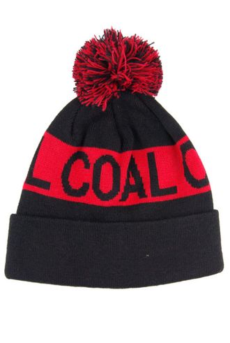 Шапка Coal Черный / Красный