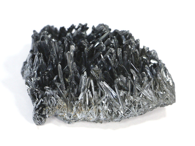 Антимонит, эстетичная друза кристаллов, Китай (92*75*43, 303 г) №18454