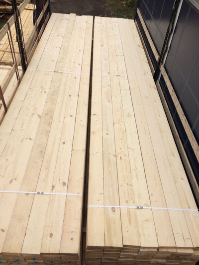 Доска обрезная 40Х150Х6000 мм сорт 1-2