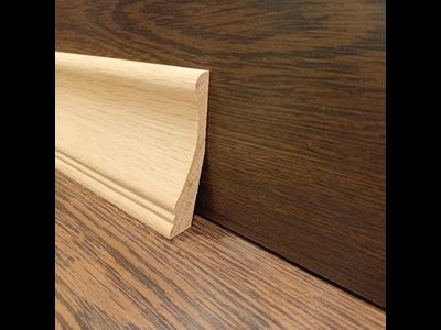 Плинтус 100х20(25х95) из массива дуба (Экстра)