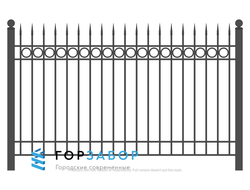Завод по произвдству секций забора с элементами ковки KSZ15-23 в Москве и МО