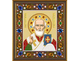 Святой Николай Чудотворец D6026, NOVA SLOBODA (набор для вышивания бисером) vbn
