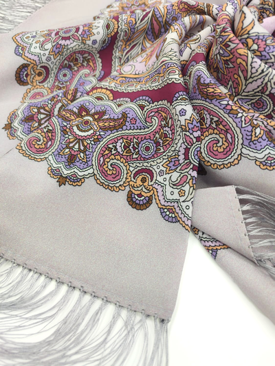 Павловопосадский платок Восточные сладости 1429-1