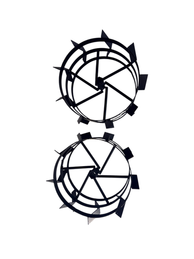 Грунтозацепы 6-ти гранник S-24 380мм (самооч.,3 обода,сквоз.втулка(МБ Carver, 900М,культив.500) /УБТ