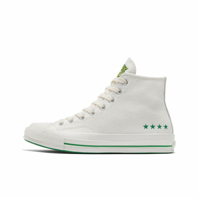 Converse white and green cheap