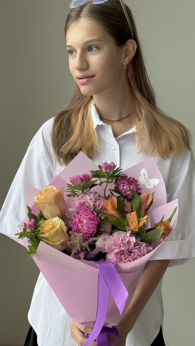 Букет цветов для учителя / воспитателя № 811