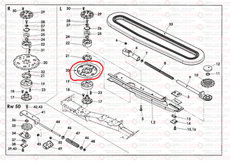 Режущий диск для подсолнечника 401060 Geringhoff