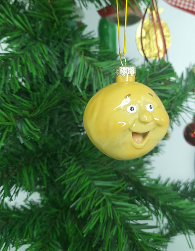 Елочная игрушка Колобок