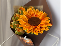 букет с подсолнухами