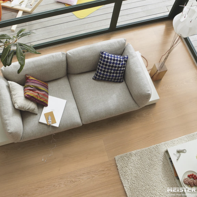 Паркетная доска Meister Дуб Натур Чистый 8906 в интерьере