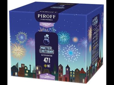 Салют МИСТЕР СНЕГОВИК БСП0104708 PIROFF