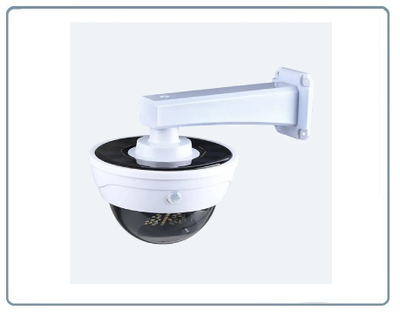 DE/SK6 Муляж уличной купольной видеокамеры + светильник. Встроенный аккумулятор + солнечная панель. + пульт управления. (уценка)