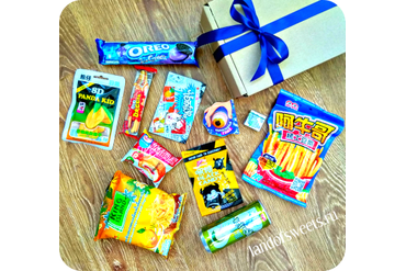 Пример состава азиатской коробочки сладостей