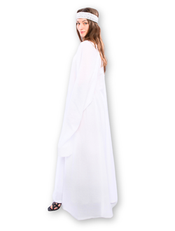 Длиннополое платье "Млечный Путь" из конопли