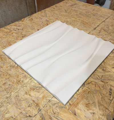 Гипсовая 3D панель "Водопад" (фото с производства)