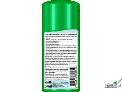 Tetra Pond CrystalWater - Удаляет частицы грязи, обеспечивая кристальную чистоту воды в водоеме. 1л