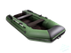 Лодка ПВХ Мастер Лодок Аква 2900Слань-книжка Киль Зелёный / Чёрный