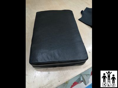 Макивара для отработки лоукиков. Натуральная кожа. Премиум класс. Непробиваемая. Размер 40*60*10 DNN