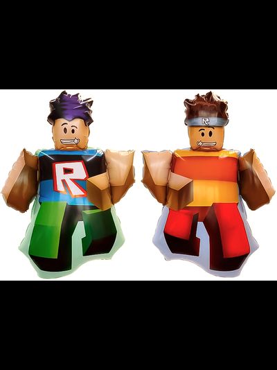 Шар 34"/86 см "Блоки. Мальчики герои"