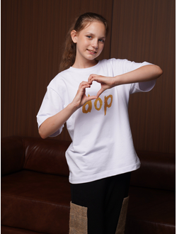 Футболка плотная с принтом dop