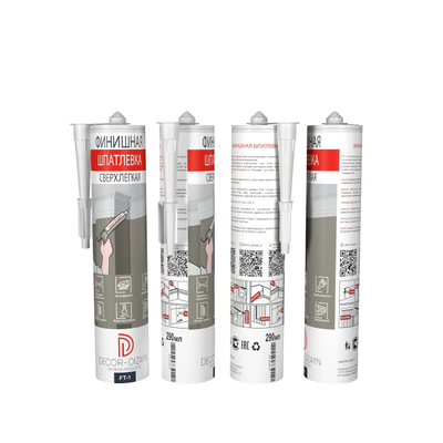 PT-1/Акрил шпатлевочный сверхлегкий Decor-Dizayn 290 мл/12