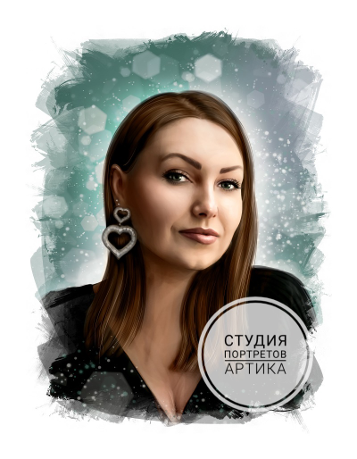 Портрет в Стиле Реализм 1 Человек