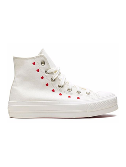 Кеды Converse Chuck Taylor 70 Love Me белые высокие женские