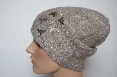 Шапка с бабочками Визио италия 6958 фото