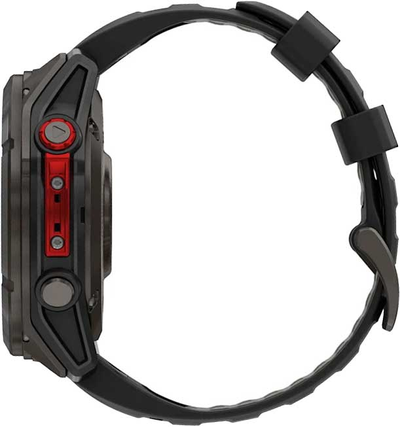 Часы Garmin Fenix 8 Pro — 51 мм MicroLED Sapphire Carbon Gray DLC Titanium Black / Pebble Gray