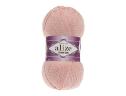 Пряжа Cotton Gold Alize (Ализе Коттон голд) Состав: 55% хлопок и 45% акрил Вес: 100 гр Метраж: 330 м. цвет Пудра 393