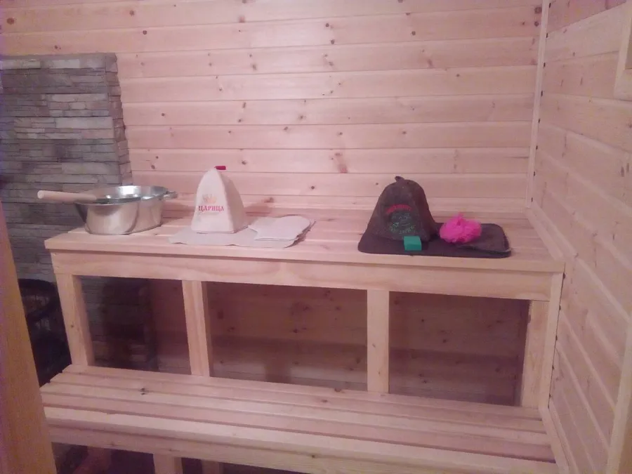 банные принадлежности.