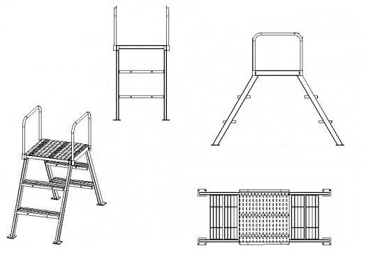Площадки обслуживания арматуры