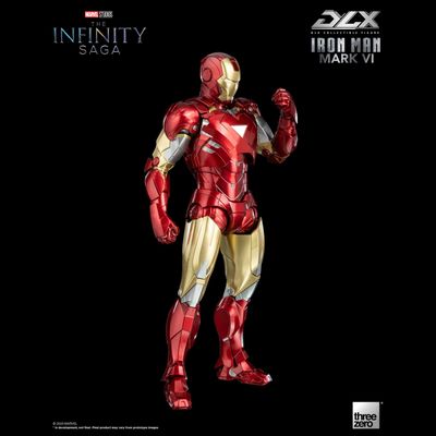 Железный Человек (Iron Man) - Коллекционная фигурка 1/12 SCALE The Infinity Saga DLX Iron Man Mark 6 (3Z05000C0) - Threezero