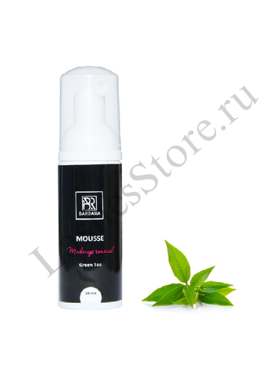 Мусс для снятия макияжа BARBARA «ЗЕЛЁНЫЙ ЧАЙ» (50 мл)