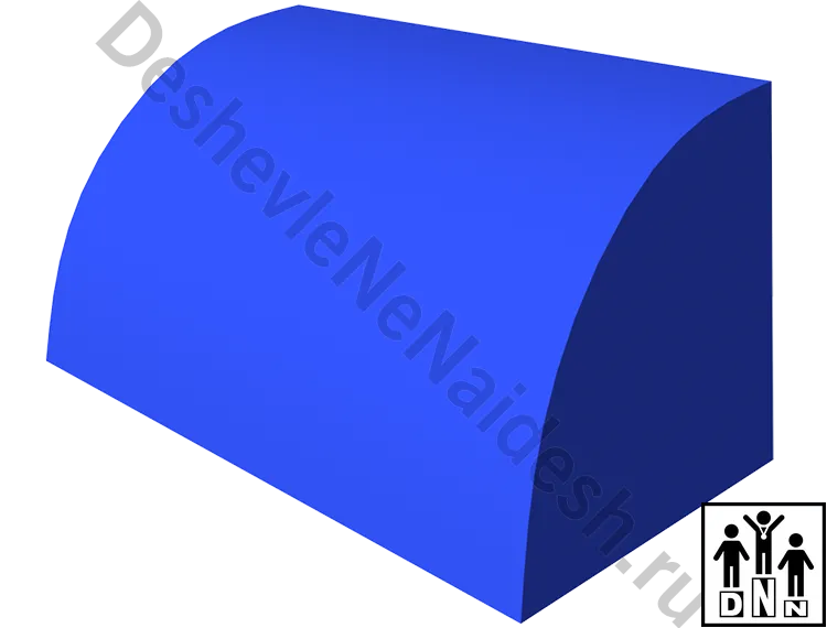 Мягкий модуль полуцилиндр 600x300x300