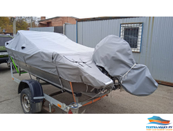 Тент на лодку WYATBOAT 430 MDC (кренолины)